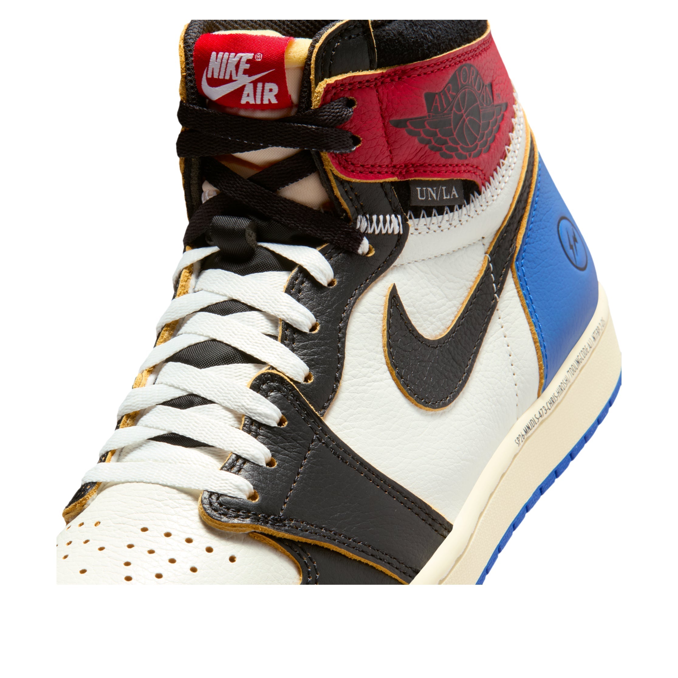 JordanAir Jordan 1 Retro High x Fragment x Union LA OG SP ‘Varsity Red Sport Royal’